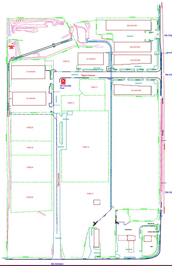 induction site evac plan